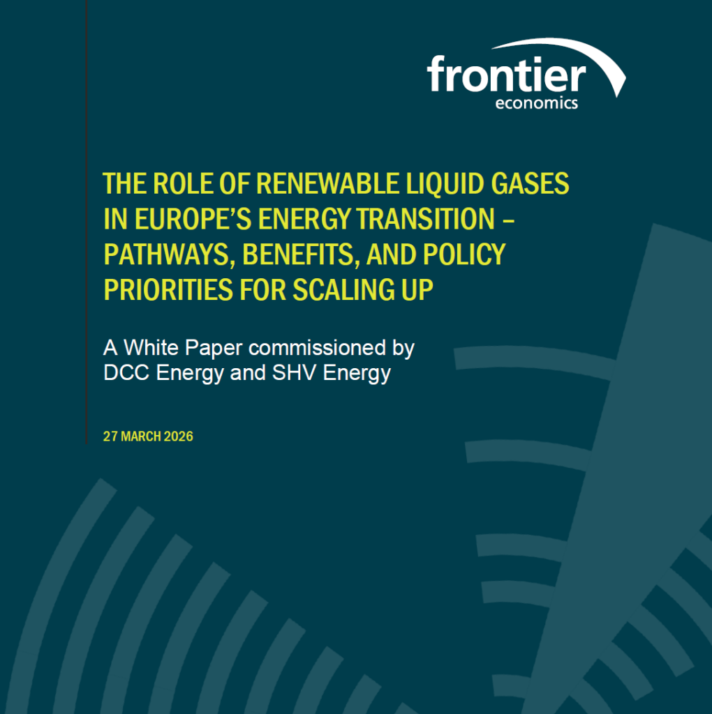 New Frontier report confirms renewable liquid gases as a scalable pathway for Europe’s energy transition